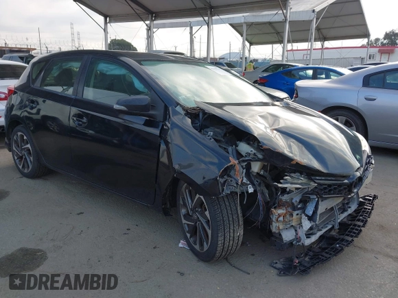 2016 Scion iM with VIN JTNKARJE0GJ507873, listed as a IAAI auction lot 42140717 with 152,554 mi miles. Bid and sale history available at carsss.com. Image 1.