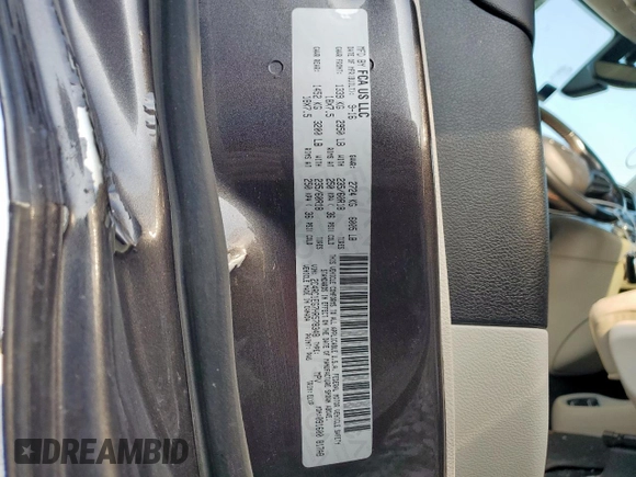 2017 Chrysler Pacifica Touring L Plus с VIN 2C4RC1EG7HR578348, выставлен на аукционе Copart как лот 57401415 с пробегом 158 176 миль миль и Списание • Salvage title. История ставок и продаж доступна на DreamBid. Изображение 13.