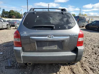 2008 Hyundai Tucson SE with VIN KM8JN12D58U853263, listed as a Copart auction lot 75324534 with 91,767 mi miles and Salvage Title. Bid and sale history available at carsss.com. Image 6.