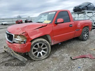 2000 GMC Sierra 1500 SLE with VIN 1GTEK14T7YZ156313, listed as a Copart auction lot 44302425 with 177,719 mi miles and Salvage Title. Bid and sale history available at DreamBid. Image 1.