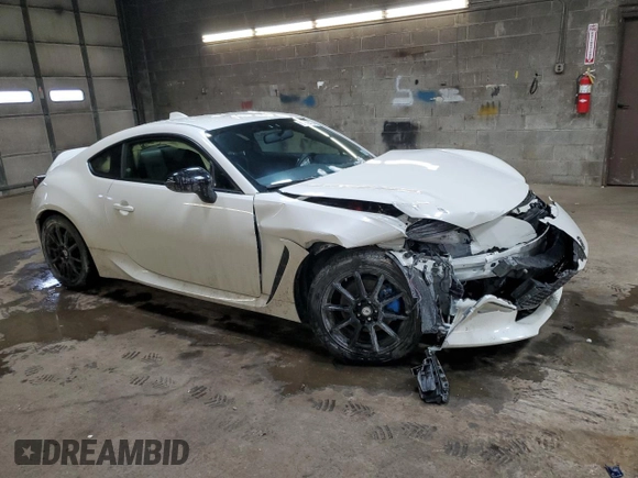 2024 Toyota 86 Premium with VIN JF1ZNBE1XR9751630, listed as a Copart auction lot 89382405 with 13,119 mi miles and Salvage Title. Bid and sale history available at DreamBid. Image 4.