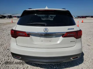 2016 Acura MDX with VIN 5FRYD4H20GB016066, listed as a Copart auction lot 51546355 with 128,770 mi miles and Salvage Title. Bid and sale history available at carsss.com. Image 6.