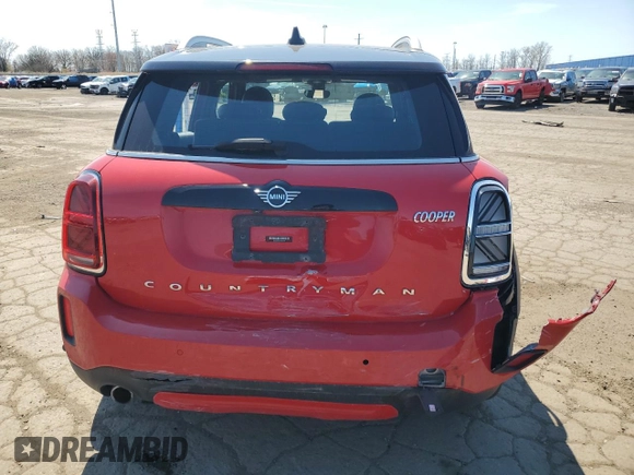 2022 MINI Countryman Oxford Edition z VIN WMZ43BR02N3N27356, wystawiony jako Copart lot #52978185 z przebiegiem 86 591 mil mil oraz Szkoda całkowita • Salvage title. Historia ofert i sprzedaży dostępna na DreamBid. Obrazek 6.
