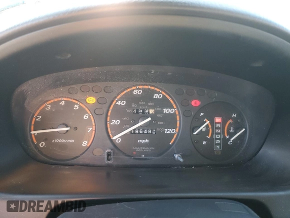 2001 Honda CR-V LX with VIN JHLRD18471S007674, listed as a Copart auction lot 42606115 with 196,485 mi miles and Salvage Title. Bid and sale history available at carsss.com. Image 9.