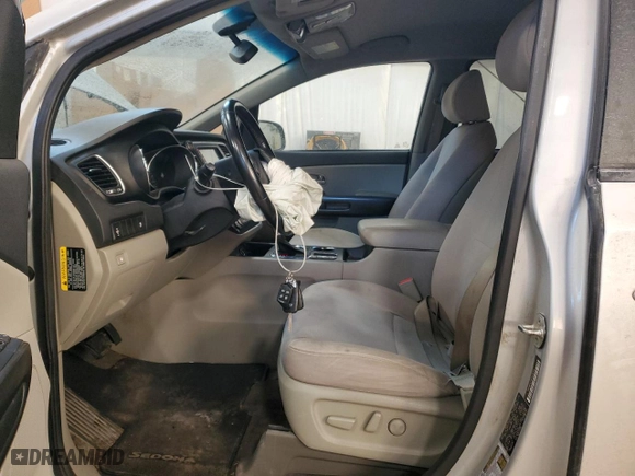 2019 Kia Sedona LX with VIN KNDMB5C10K6458344, listed as a Copart auction lot 87007514 with NaN miles and Salvage Title. Bid and sale history available at carsss.com. Image 7.