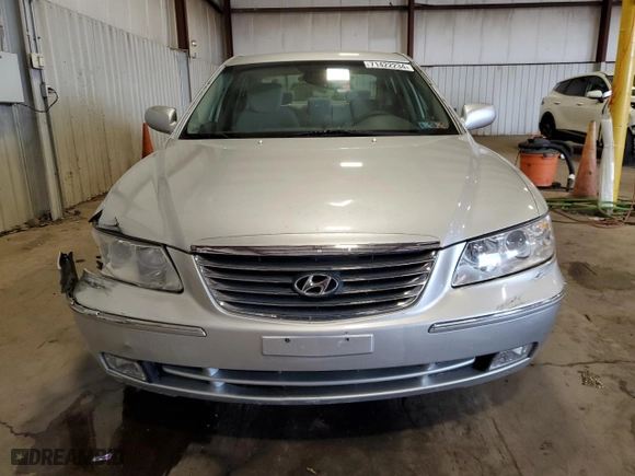 2010 Hyundai Azera GLS with VIN KMHFC4DD7AA473519, listed as a Copart auction lot 71422234 with 120,080 mi miles and Salvage Title. Bid and sale history available at carsss.com. Image 5.