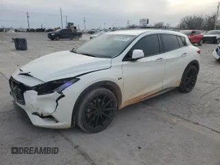2017 Infiniti QX30 Sport with VIN SJKCH5CP9HA016955, listed as a Copart auction lot 42443625 with 124,008 mi miles and Salvage Title. Bid and sale history available at carsss.com. Image 1.