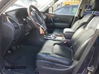 2017 Infiniti QX80 Signature Edition with VIN JN8AZ2NE2H9154280, listed as a Copart auction lot 45963185 with 91,702 mi miles and Clean Title. Bid and sale history available at carsss.com. Image 7.