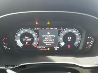 2022 Audi Q3 S line Premium Plus with VIN WA1EECF39N1046884, listed as a Copart auction lot 50009435 with 107,303 mi miles and Salvage Title. Bid and sale history available at carsss.com. Image 9.