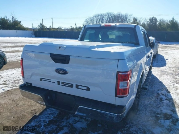 2018 Ford F-150 XL with VIN 1FTEW1CB5JKC52095, listed as a IAAI auction lot 41282457 with 82,375 mi miles. Bid and sale history available at carsss.com. Image 4.