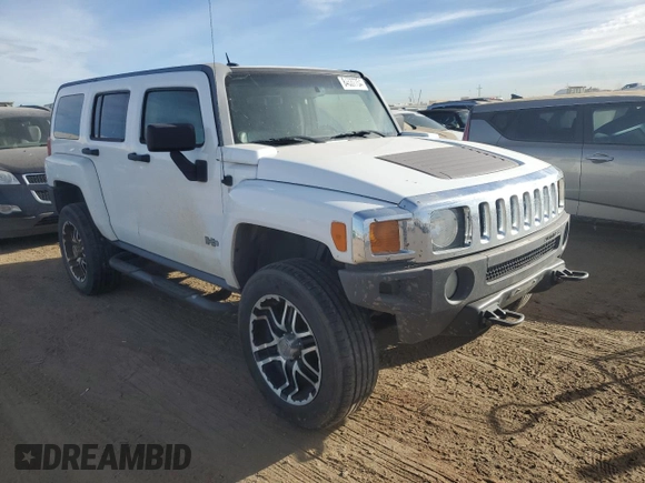 2007 Hummer H3 SUV with VIN 5GTDN13E178173112, listed as a Copart auction lot 84537754 with 182,252 mi miles and Clean Title. Bid and sale history available at carsss.com. Image 4.