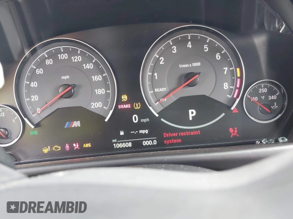 2016 BMW M3 with VIN WBS8M9C52G5D31237, listed as a IAAI auction lot 42205887 with 106,608 mi miles and . Bid and sale history available at DreamBid. Image 7.