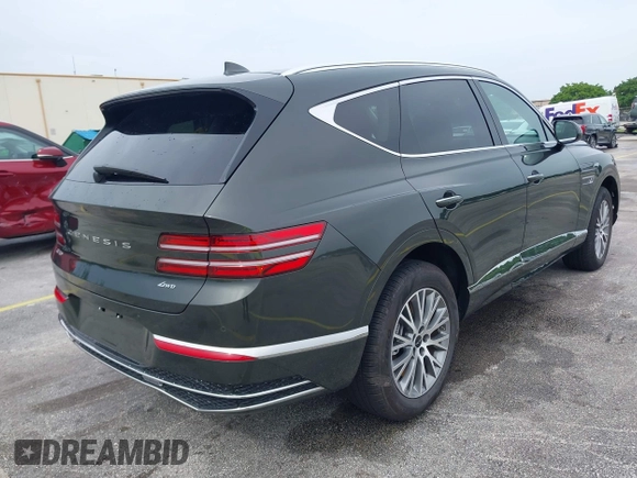 2025 Genesis GV80 Standard z VIN KMUHFESBXSU255275, wystawiony jako IAAI lot #42399412 z przebiegiem 7 084 mil mil oraz . Historia ofert i sprzedaży dostępna na DreamBid. Obrazek 4.