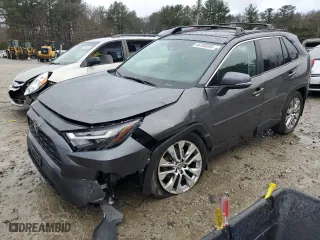 2024 Toyota RAV4 XLE Premium with VIN 2T3A1RFVXRC490319, listed as a Copart auction lot 48150595 with 7,766 mi miles and Salvage Title. Bid and sale history available at carsss.com. Image 1.