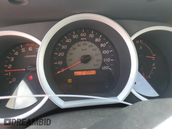 2008 Toyota Tacoma PreRunner with VIN 3TMJU62N18M059040, listed as a Copart auction lot 47813795 with 210,941 mi miles and Salvage Title. Bid and sale history available at carsss.com. Image 9.