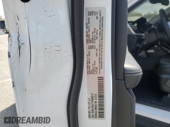 2023 Jeep Grand Cherokee Limited with VIN 1C4RJKBG7P8886517, listed as a Copart auction lot 54020775 with 54,270 mi miles and Non repairable. Bid and sale history available at DreamBid. Image 14.