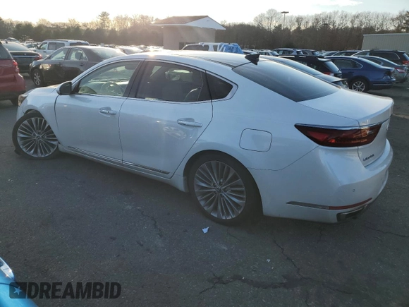 2017 Kia Cadenza Premium with VIN KNALC4J1XH5069485, listed as a Copart auction lot 81542584 with 76,134 mi miles and Salvage Title. Bid and sale history available at carsss.com. Image 2.