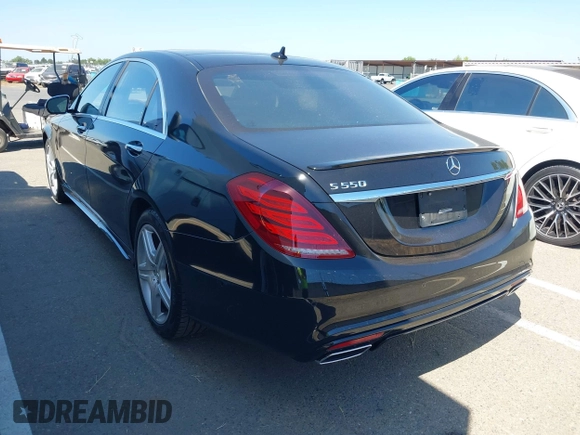 2016 Mercedes-Benz S 550 with VIN WDDUG8CB0GA223321, listed as a IAAI auction lot 42238741 with 125,654 mi miles and . Bid and sale history available at carsss.com. Image 3.