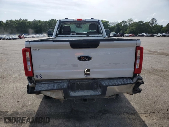 2024 Ford F-250 XL with VIN 1FTBF2BA1REE01033, listed as a Copart auction lot 57161275 with 49,465 mi miles and Salvage title. Bid and sale history available at DreamBid. Image 6.