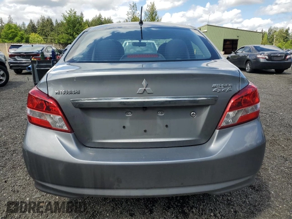 2018 Mitsubishi Mirage ES z VIN ML32F3FJ2JHF07841, wystawiony jako Copart lot #57681975 z przebiegiem 38 271 mil mil oraz Szkoda całkowita • Salvage title. Historia ofert i sprzedaży dostępna na DreamBid. Obrazek 6.