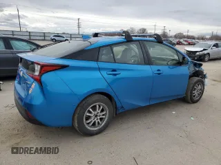 2020 Toyota Prius LE with VIN JTDL9RFU4L3020885, listed as a Copart auction lot 46691465 with 75,913 mi miles and Salvage title. Bid and sale history available at DreamBid. Image 3.