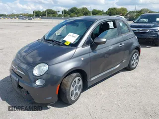 2014 FIAT 500e with VIN 3C3CFFGE0ET244813, listed as a IAAI auction lot 41676465 with 58,062 mi miles. Bid and sale history available at carsss.com. Image 17.