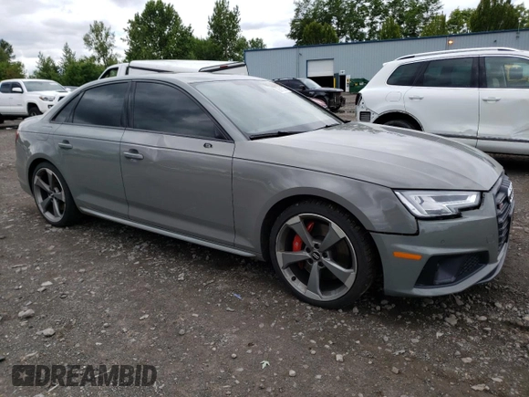 2019 Audi S4 Premium Plus with VIN WAUB4AF43KA006673, listed as a Copart auction lot 56815293 with 50,900 mi miles. Bid and sale history available at carsss.com. Image 4.