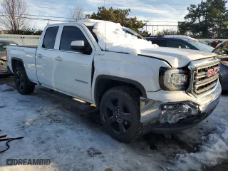 2018 GMC Sierra 1500 SLE with VIN 1GTV2MEC8JZ103934, listed as a Copart auction lot 89150765 with 90,615 mi miles and Salvage Title. Bid and sale history available at carsss.com. Image 4.