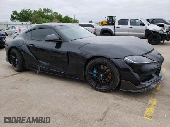 2021 Toyota Supra 3.0 z VIN WZ1DB0C05MW036486, wystawiony jako Copart lot #47673113 z przebiegiem 22 217 mil mil oraz . Historia ofert i sprzedaży dostępna na DreamBid. Obrazek 4.
