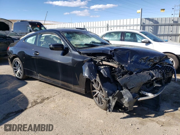 2022 BMW 4 Series 430i xDrive with VIN WBA73AP08NCJ14493, listed as a Copart auction lot 42267774 with 15,746 mi miles and Non Repairable. Bid and sale history available at DreamBid. Image 4.