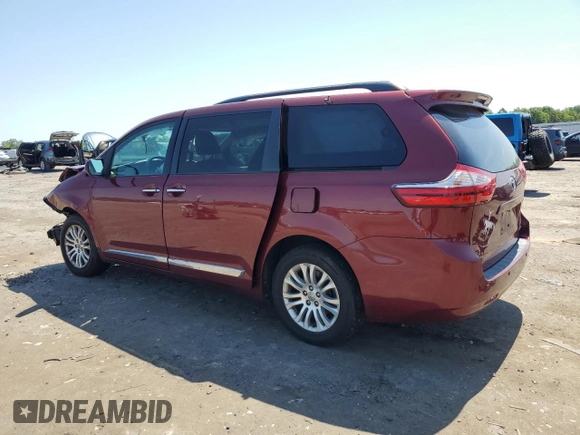 2017 Toyota Sienna XLE Auto Access Seat with VIN 5TDYZ3DC7HS891072, listed as a Copart auction lot 61480035 with 121,226 mi miles and Salvage title. Bid and sale history available at DreamBid. Image 2.