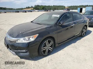 2016 Honda Accord Sport with VIN 1HGCR2F54GA163743, listed as a Copart auction lot 62737345 with 184,815 mi miles and Clean title. Bid and sale history available at DreamBid. Image 1.