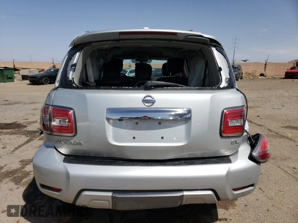 2020 Nissan Armada SL with VIN JN8AY2ND4L9107528, listed as a Copart auction lot 46434223 with 71,668 mi miles. Bid and sale history available at carsss.com. Image 6.