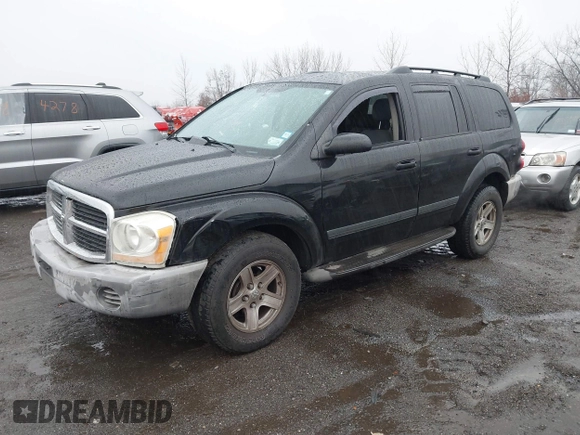 2005 Dodge Durango SXT with VIN 1D4HB38N35F554011, listed as a IAAI auction lot 40873398 with 170,538 mi miles and . Bid and sale history available at DreamBid. Image 2.