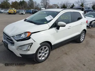 2020 Ford EcoSport SE with VIN MAJ3S2GE8LC316601, listed as a IAAI auction lot 41823655 with 32,574 mi miles and . Bid and sale history available at DreamBid. Image 18.