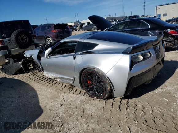 2016 Chevrolet Corvette Z06 2LZ with VIN 1G1YS2D63G5611332, listed as a Copart auction lot 86872694 with 28,472 mi miles and Salvage title. Bid and sale history available at DreamBid. Image 2.