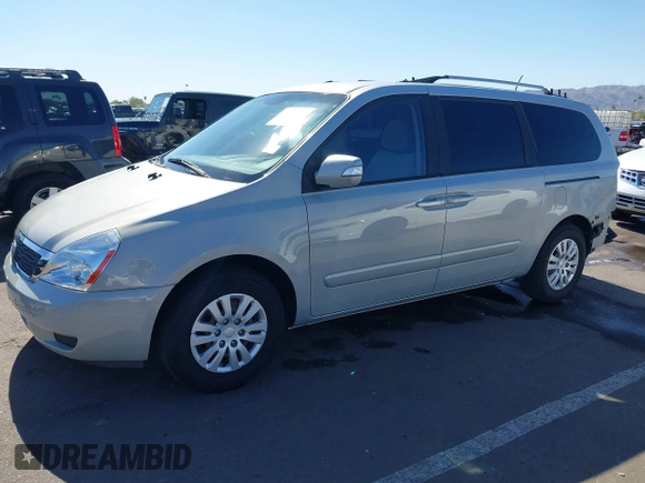 2012 Kia Sedona LX with VIN KNDMG4C71C6494271, listed as a IAAI auction lot 42194375 with 96,404 mi miles and . Bid and sale history available at DreamBid. Image 2.