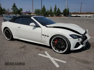 2018 Maserati GranTurismo Convertible Sport with VIN ZAM45VMA6J0278885, listed as a Copart auction lot 68682793 with 46,371 mi miles. Bid and sale history available at carsss.com. Image 4.