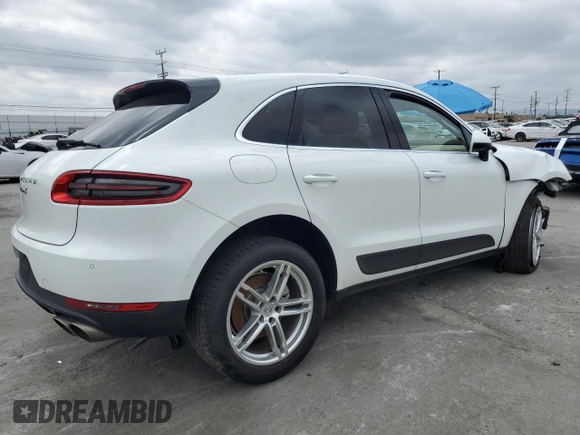 2017 Porsche Macan S with VIN WP1AB2A55HLB13326, listed as a Copart auction lot 53757255 with Not Provided miles and Salvage Title. Bid and sale history available at DreamBid. Image 3.