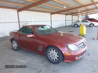 2002 Mercedes-Benz SLK 230 Kompressor z VIN WDBKK49F32F252115, wystawiony jako IAAI lot #42353986 z przebiegiem 192 789 mil mil oraz . Historia ofert i sprzedaży dostępna na DreamBid. Obrazek 1.