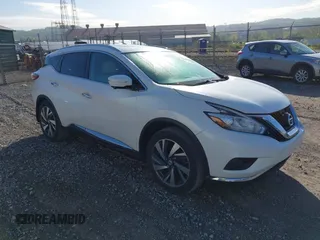 2015 Nissan Murano SL with VIN 5N1AZ2MH2FN252782, listed as a IAAI auction lot 42122573 with 129,918 mi miles and . Bid and sale history available at DreamBid. Image 1.