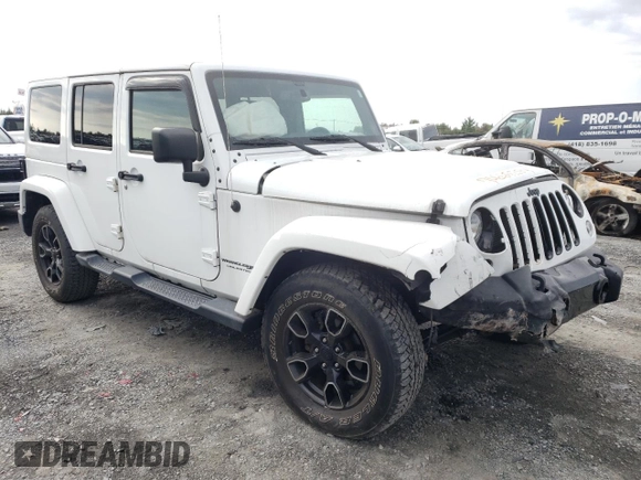 2018 Jeep Wrangler JK Unlimited Sahara with VIN 1C4BJWEG1JL824569, listed as a Copart auction lot 70665254 with 30,083 mi miles and Salvage Title. Bid and sale history available at carsss.com. Image 4.