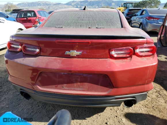 2019 Chevrolet Camaro 1LT with VIN 1G1FB1RX6K0144867, listed as a Copart auction lot 89194845 with 37,019 mi miles and Salvage Title. Bid and sale history available at carsss.com. Image 6.