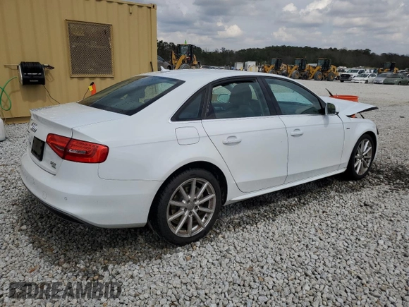 2014 Audi A4 2.0T Premium Plus with VIN WAUHFAFL3EA143726, listed as a Copart auction lot 48666155 with 107,300 mi miles and Salvage Title. Bid and sale history available at carsss.com. Image 3.