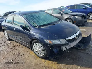 2009 Honda Civic LX z VIN 1HGFA16509L003784, wystawiony jako IAAI lot #41345730 z przebiegiem Nie podano mil oraz . Historia ofert i sprzedaży dostępna na DreamBid. Obrazek 1.