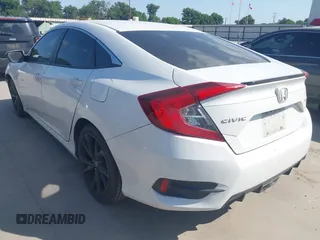 2019 Honda Civic Sport with VIN 19XFC2F81KE024702, listed as a IAAI auction lot 42018077 with 98,613 mi miles and . Bid and sale history available at DreamBid. Image 3.