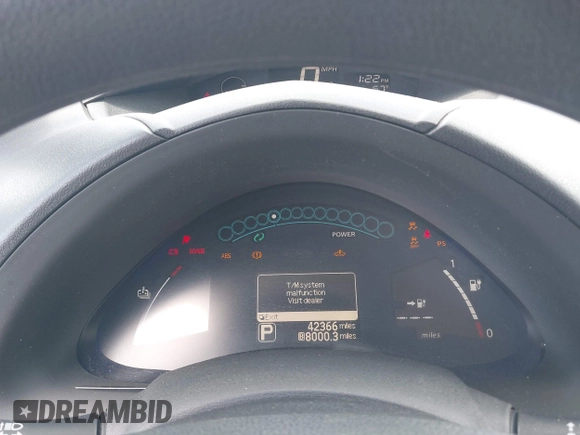 2017 Nissan LEAF SV z VIN 1N4BZ0CP4HC301703, wystawiony jako IAAI lot #42195180 z przebiegiem 42 366 mil mil oraz . Historia ofert i sprzedaży dostępna na DreamBid. Obrazek 7.