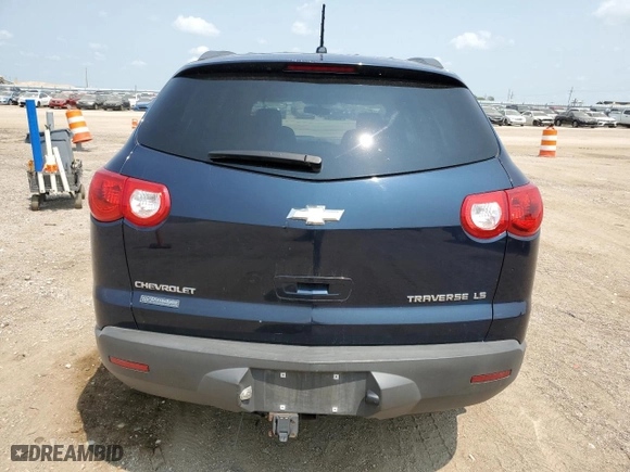 2009 Chevrolet Traverse LS with VIN 1GNEV13D49S157180, listed as a Copart auction lot 64225164 with 131,411 mi miles and Salvage Title. Bid and sale history available at carsss.com. Image 6.