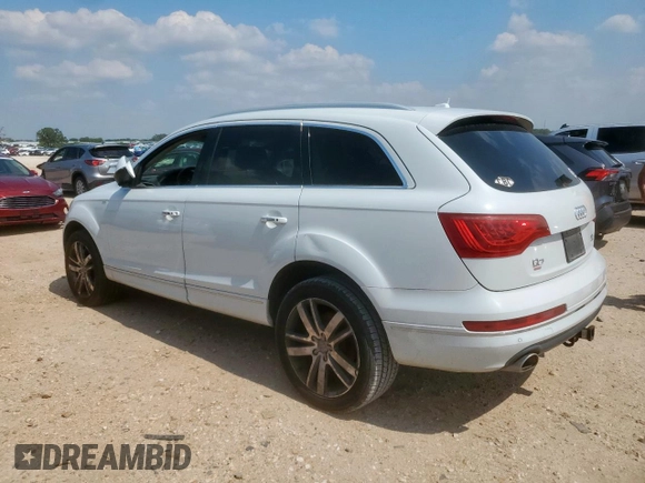 2013 Audi Q7 Prestige with VIN WA1VMBFE5DD003039, listed as a Copart auction lot 58448535 with 159,677 mi miles and Clean title. Bid and sale history available at DreamBid. Image 2.