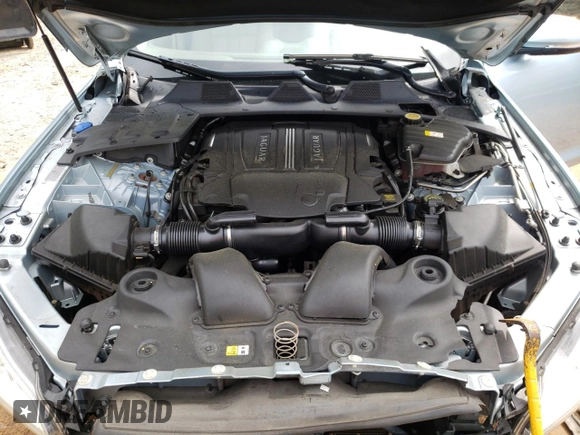 2013 Jaguar XJ with VIN SAJWA1C77D8V41738, listed as a Copart auction lot 53796225 with 104,063 mi miles and Salvage Title. Bid and sale history available at DreamBid. Image 11.